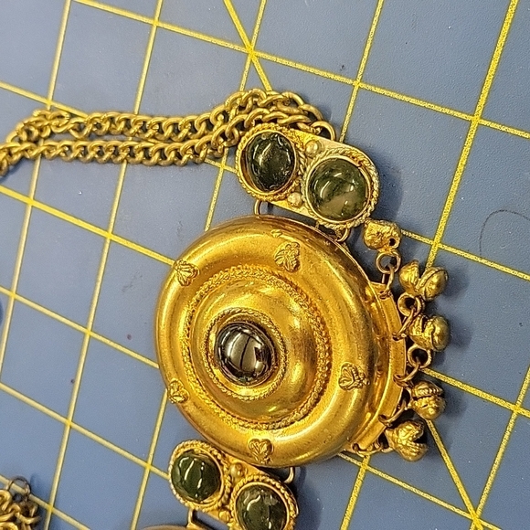 1980s Gold Brassy Tone Chain 38" - Picture 4 of 6